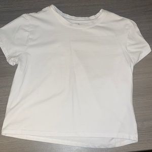 Solid white top
